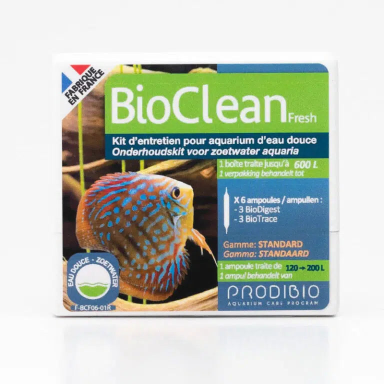 BIO CLEAN 6 fiale - batteri e microelementi bilanciati per pesci e piante