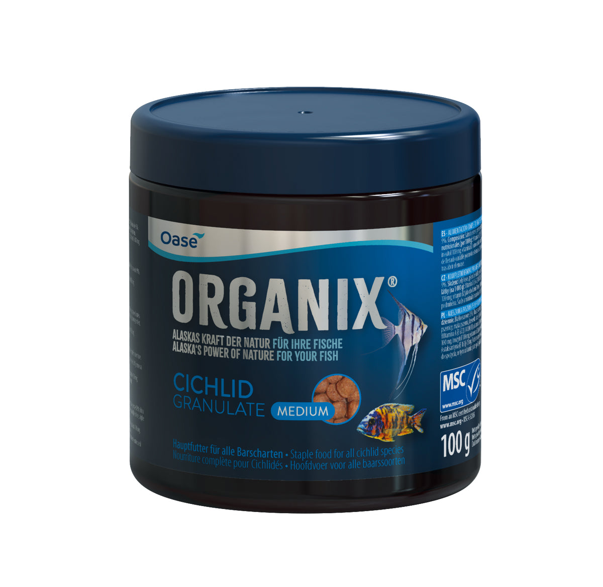 Oase -ORGANIX Cichlid Granulate M 250 ml